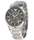 Emporio Armani Quartz Grey Dial Silver Steel Strap Watch For Men - AR11047 Buy Now By Emporio Armani