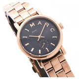 Marc Jacobs Baker Navy Blue Dial Rose Gold Steel Strap Watch for Women - MBM3332 Buy Now By Marc Jacobs
