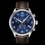 Tissot Chrono XL Classic Blue Dial Brown Leather Strap Watch For Men - T116.617.16.047.00 Buy Now By Tissot