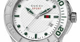 Gucci G Timeless Silver Dial Silver Steel Strap Watch For Men - YA126232 Buy Now By Gucci