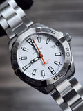 Tag Heuer Aquaracer Quartz White Dial Silver Steel Strap Watch for Men - WBD1111.BA0928 Buy Now By Tag Heuer