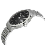 Longines Record Black Dial Automatic Stainless Steel 40mm Watch for Men - L2.821.4.56.6 Buy Now By Longines