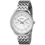Fossil Tailor Silver Dial Silver Steel Strap Watch for Women - ES3712 Buy Now By Fossil