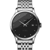 Longines Record Automatic Stainless Steel 40mm Watch for Men - L2.821.4.57.6 Buy Now By Longines