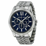 Michael Kors Lexington Chronograph Blue Dial Silver Steel Strap Watch for Men - MK8280 Buy Now By Michael Kors