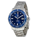 Tag Heuer Aquaracer Caliber 5 Automatic Blue Dial Silver Steel Strap Watch for Men - WAN2111.BA0822 Buy Now By Tag Heuer