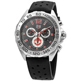 Tag Heuer Formula 1 Manchester United Special Edition Grey Dial Black Silicone Strap Watch for Men - CAZ101M.FT8024 Buy Now By Tag Heuer