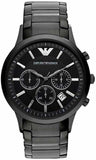 Emporio Armani Classic Chronograph Black Dial Black Stainless Steel Strap Watch For Men - AR2453 Buy Now By Emporio Armani