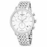 Tissot T Classic Tradition Chronograph White Dial Silver Steel Strap Watch For Men - T063.617.11.037.00 Buy Now By Tissot