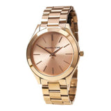 Michael Kors Slim Runway Rose Gold Dial Rose Gold Steel Strap Watch for Women - MK3197 Buy Now By Michael Kors