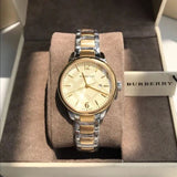 Burberry The Classic Champagne Gold Dial Two Tone Steel Strap Watch for Women - BU10118 Buy Now By Burberry