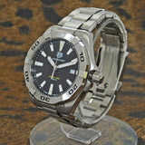 Tag Heuer Aquaracer Black Dial Silver Steel Strap Watch for Men - WBD1110.BA0928 Buy Now By Tag Heuer
