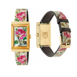 Gucci G-Frame Floral Mother of Pearl Dial White Leather Strap Watch For Women - YA147406 Buy Now By Gucci