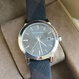 Burberry Heritage Grey Dial Black Leather Strap Watch for Men - BU9024 Buy Now By Burberry
