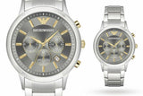Emporio Armani Quartz Grey Dial Silver Steel Strap Watch For Men - AR11047 Buy Now By Emporio Armani