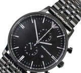 Emporio Armani Chronograph Black Dial Black Steel Strap Watch For Men - AR1934 Buy Now By Emporio Armani