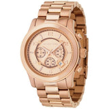 Michael Kors Runway Chronograph Rose Gold Dial Rose Gold Steel Strap Watch for Men - MK8096 Buy Now By Michael Kors
