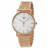 Tissot Everytime Medium White Dial Rose Gold Mesh Bracelet Watch For Men - T109.410.33.031.00 Buy Now By Tissot