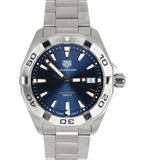 Tag Heuer Aquaracer Blue Dial Silver Steel Strap Watch for Men - WBD1112.BA0928 Buy Now By Tag Heuer