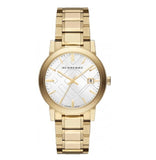 Burberry Heritage White Dial Gold Steel Strap Watch for Women - BU9203 Buy Now By Burberry