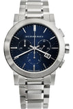 Burberry The City Blue Dial Silver Steel Strap Watch for Men - BU9363 Buy Now By Burberry