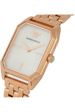Emporio Armani Giola White Mother of Pearl Dial Rose Gold Steel Strap Watch For Women - AR11147 Buy Now By Emporio Armani
