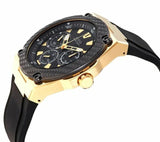 Guess Legacy Black Dial Black Rubber Strap Watch for Men - W1049G5 Buy Now By Guess