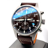 IWC Pilot's Watch Chronograph Edition Brown Dial Brown Leather Strap Watch for Men - IW377713 Buy Now By IWC