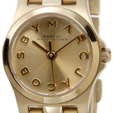 Marc Jacobs Henry Dinky Gold Dial Gold Steel Strap Watch for Women - MBM3199 Buy Now By Marc Jacobs