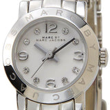 Marc Jacobs Amy Dinky White Dial Silver Steel Strap Watch for Women - MBM3225 Buy Now By Marc Jacobs
