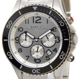 Marc Jacobs Rock Chronograph White Dial Silver Steel Strap Watch for Men - MBM5027 Buy Now By Marc Jacobs