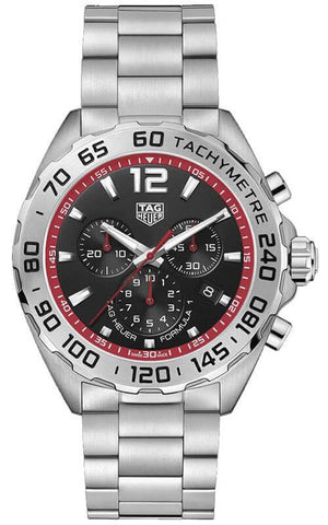 Tag Heuer Formula 1 Chronograph Black Dial Silver Steel Strap Watch for Men - CAZ101Y.BA0842 Buy Now By Tag Heuer