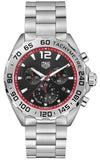 Tag Heuer Formula 1 Chronograph Black Dial Silver Steel Strap Watch for Men - CAZ101Y.BA0842 Buy Now By Tag Heuer