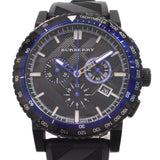 Burberry The City Chronograph Black Dial Black Rubber Strap Watch For Men - BU9806 Buy Now By Burberry