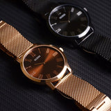 Guess Analog Brown Dial Brown Mesh Bracelet Watch for Men - GW0074G1 Buy Now By Guess
