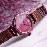 Guess Soho Pink Dial Pink Mesh Bracelet Watch For Women - W0638L6 Buy Now By Guess