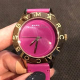 Marc Jacobs Purple Dial Purple Leather Strap Watch for Women - MBM1209 Buy Now By Marc Jacobs