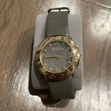 Marc Jacobs Amy Grey Dial Grey Leather Strap Watch for Women - MBM1153 Buy Now By Marc Jacobs