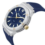 Salvatore Ferragamo F-80 Blue Dial Blue Rubber Strap Watch For Men - SFHY01122 Buy Now By Salvatore Ferragamo