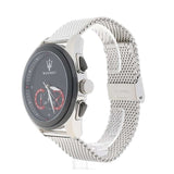 Maserati Traguardo Black Dial Silver Mesh Bracelet Watch For Men - R8873612005 Buy Now By Maserati