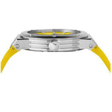 Salvatore Ferragamo F-80 Classic Yellow Dial Yellow Rubber Strap Watch for Men - SFHY01222 Buy Now By Salvatore Ferragamo