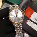 Tudor Style Automatic Silver Dial Two Tone Steel Strap Watch for Men - M12713-0003 Buy Now By Tudor