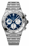 Breitling Chronomat B01 42 Six Nations Scotland Blue Dial Silver Steel Strap Watch for Men - AB0134A51C1A1 Buy Now By Breitling