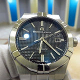 Maurice Lacroix Aikon Date Automatic Black Dial Black Leather Strap Watch For Men - AI6008-SS001-330-1 Buy Now By Maurice Lacroix