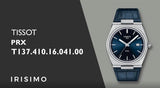 Tissot PRX Blue Dial Blue Leather Strap Watch for Men - T137.410.16.041.00 Buy Now By Tissot