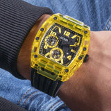 Guess Phoenix Chronograph Black Dial Black Rubber Strap Watch for Men - GW0499G2 Buy Now By Guess