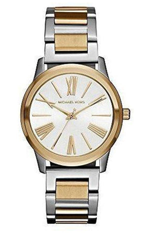 Michael Kors Hartman Quartz White Dial Two Tone Steel Strap Watch For Women - MK3521 Buy Now By Michael Kors