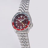 Seiko 5 Sports Thong Sia Limited Edition Red Dial Silver Steel Strap Watch For Men - SSK031K1 Buy Now By Seiko