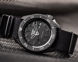 Seiko 5 Sports Automatic Black Dial Black NATO Strap Watch For Men - SRPD79K1