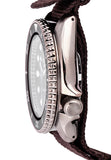 Seiko 5 Sport Automatic Brown Dial Brown Nylon Strap Watch For Men - SRPD85K1 Buy Now By Seiko